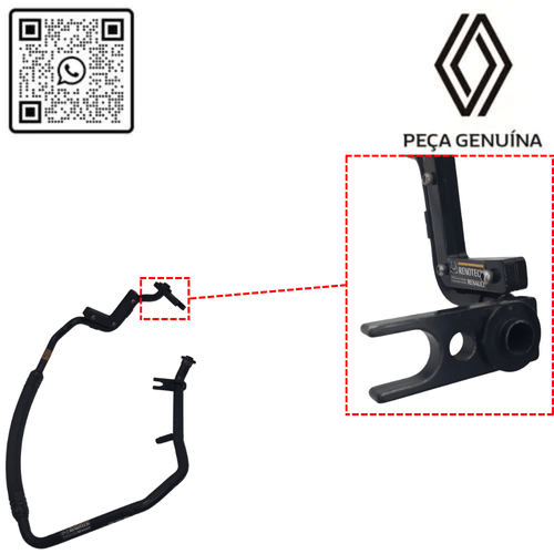 RN 839797 7700839797 MANGUEIRA SAID VALV. D EXPAN. ATE COMPR. LAG 3.0 12V - 3